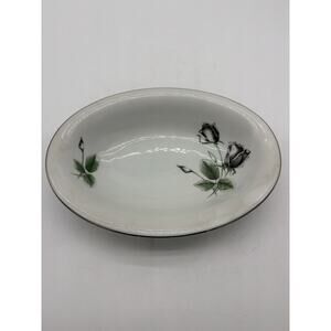 Stonegate Midnight Rose Oval Vegetable Bowl 10 1/2 Inch Length